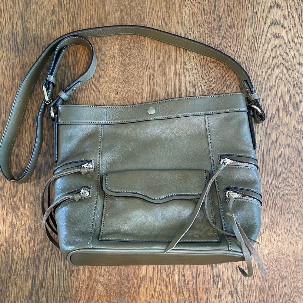 Rebecca Minkoff Shoulder Crossbody Bag Purse Dark Green